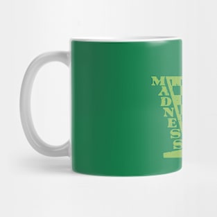 Madness Checkerboard HD - Distressed Green Mug